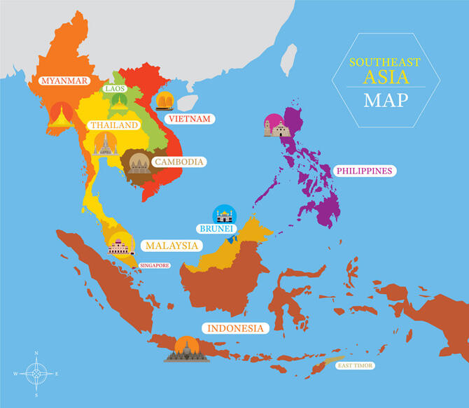 Hãy trình bày sự phát triển của văn minh Đông Nam Á từ đầu công nguyên