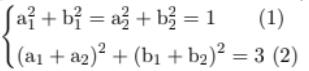 Cho hai số phức z1, z2 thỏa mãn |z1| = |z2| = 1, |z1+z2| =√3. Mô đun |z1−z2| bằng