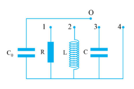  Trong mạch điện sẽ xuất hiện dao động điện từ nếu dùng dây dẫn nối O với chốt nào?