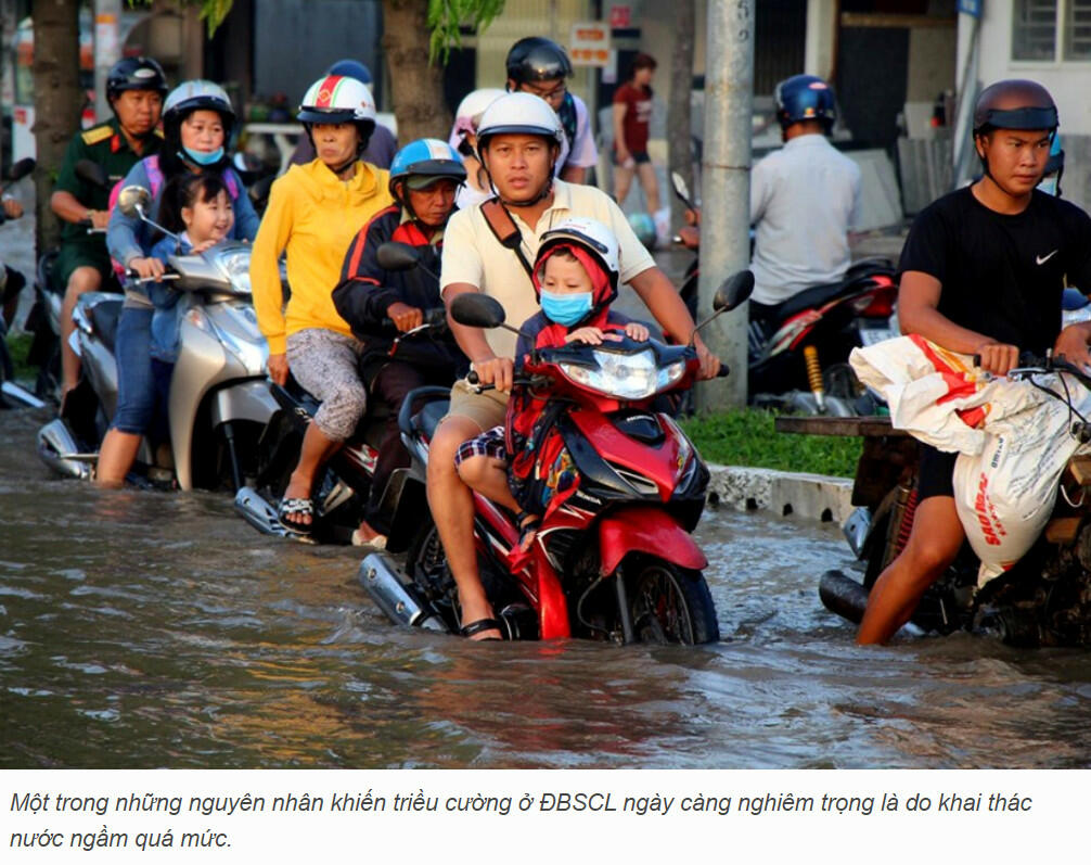 Khó khăn chủ yếu trong phòng chống ngập lụt ở đồng bằng sông Cửu Long là?