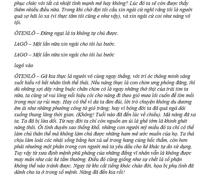  Đọc hiểu Ôtenlô - ảnh 4