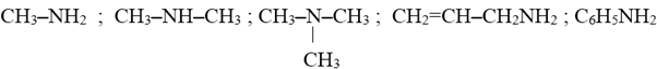 Amin tính chất hóa học và cấu tạo