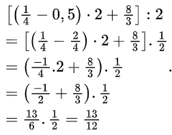 A math problem with numbers and symbols

Description automatically generated