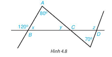Bài 4.3 trang 62 SGK Toán 7 Tập 1 Kết nối tri thức