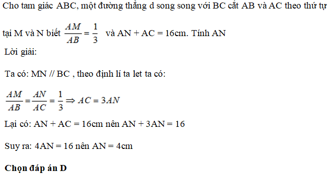 [CHUẨN NHẤT] Bài tập về định lý talet lớp 8 có đáp án (ảnh 11)