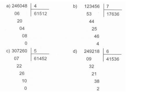 Lấy ví dụ về một bài toán đặt phép tính chia lớp 4 và hướng dẫn cách thực hiện phép tính đó.