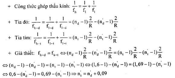 [CHUẨN NHẤT] Bài tập về thấu kính nâng cao (ảnh 2)