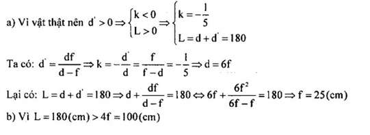 [CHUẨN NHẤT] Bài tập về thấu kính nâng cao (ảnh 3)