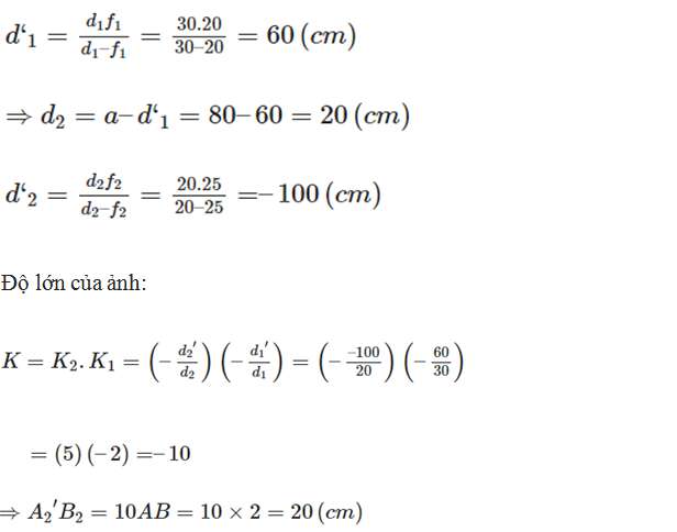 [CHUẨN NHẤT] Bài tập về thấu kính nâng cao (ảnh 6)