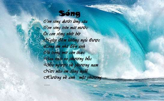 Bài thơ sóng của Xuân Quỳnh