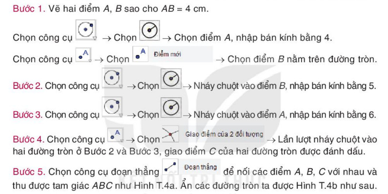 Bài: Vẽ hình đơn giản với phần mềm Geogebra