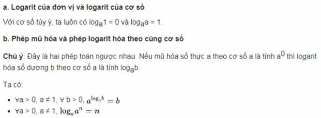 Bảng công thức logarit đầy đủ nhất (ảnh 3)