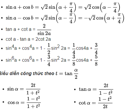 Bảng giá trị lượng giác của các cung đặc biệt đầy đủ nhất? (ảnh 15)