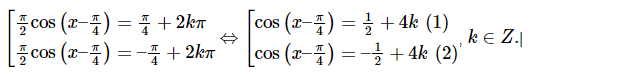 Biện luận phương trình lượng giác chứa tham số (ảnh 11)