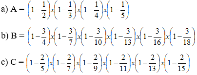 Các bài toán tính nhanh phân số lớp 4 nâng cao hay nhất (ảnh 16)