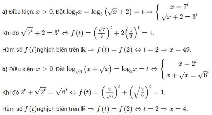 Các dạng bài tập logarit có lời giải (ảnh 11)