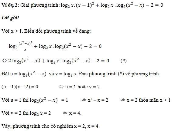 Các dạng bài tập logarit có lời giải (ảnh 14)