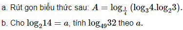 Các dạng bài tập logarit có lời giải (ảnh 4)