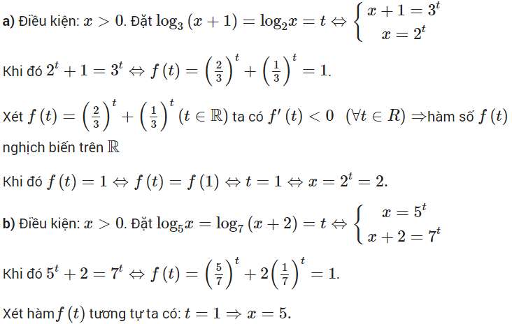 Các dạng bài tập logarit có lời giải (ảnh 9)