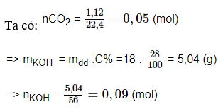 Các dạng bài tập oxit axit tác dụng với bazo ( ảnh 7)