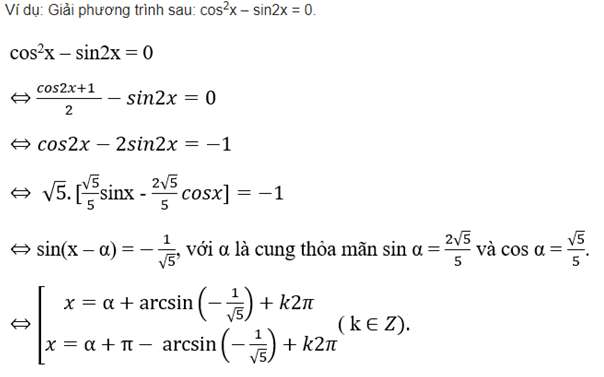 Các dạng bài tập phương trình lượng giác lớp 11 (ảnh 5)