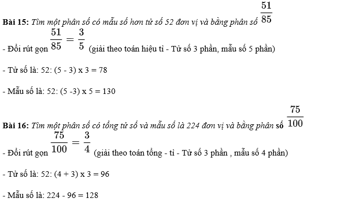 Các dạng toán lớp 5 học kì 1 hay nhất