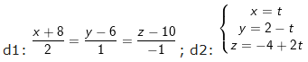 Các dạng toán về phương trình đường thẳng trong không gian (ảnh 28)