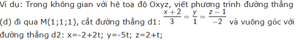 Các dạng toán về phương trình đường thẳng trong không gian (ảnh 30)