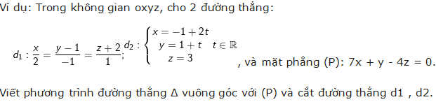 Các dạng toán về phương trình đường thẳng trong không gian (ảnh 42)