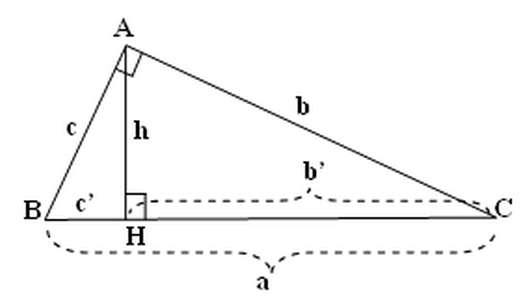 Các hệ thức lượng trong tam giác vuông