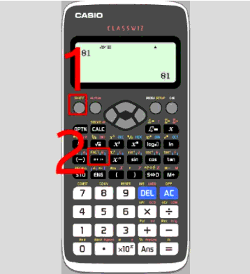 Cách bấm số mũ trên máy tính Casio nhanh nhất (ảnh 2)