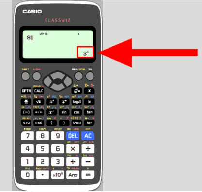 Cách bấm số mũ trên máy tính Casio nhanh nhất (ảnh 3)