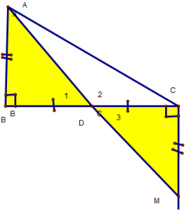 Cách chứng minh 3 điểm thẳng hàng vào lớp 10 hay nhất (ảnh 8)