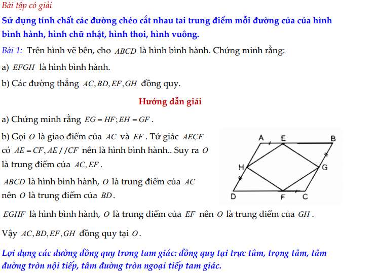 Cách chứng minh 3 đường thẳng đồng quy hay nhất (ảnh 2)