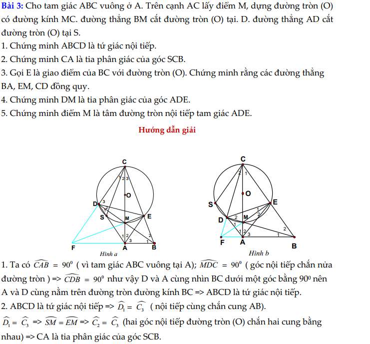 Cách chứng minh 3 đường thẳng đồng quy hay nhất (ảnh 4)