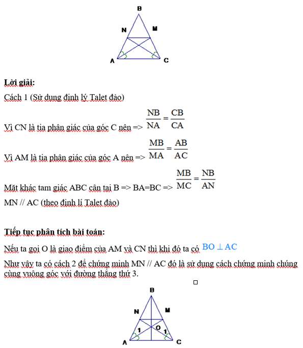 Cách chứng minh hai đường thẳng song song lớp 8 hay nhất (ảnh 5)