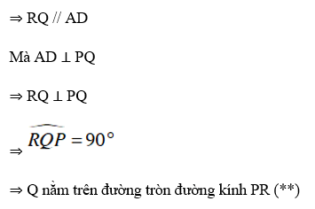 Cách chứng minh nhiều điểm cùng thuộc một đường tròn (ảnh 13)