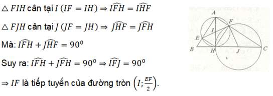 [CHUẨN NHẤT] Cách chứng minh tiếp tuyến của đường tròn (ảnh 26)