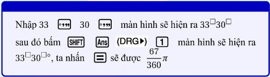 Cách đổi từ độ sang radian bằng máy tính fx570vn plus (ảnh 4)