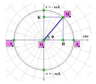 Cách dùng vòng tròn lượng giác giải bài toán thời gian hay nhất (ảnh 2)