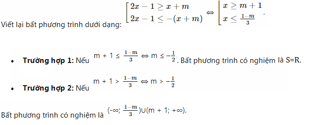 Cách giải bất phương trình chứa dấu giá trị tuyệt đối Toán 8 (ảnh 9)