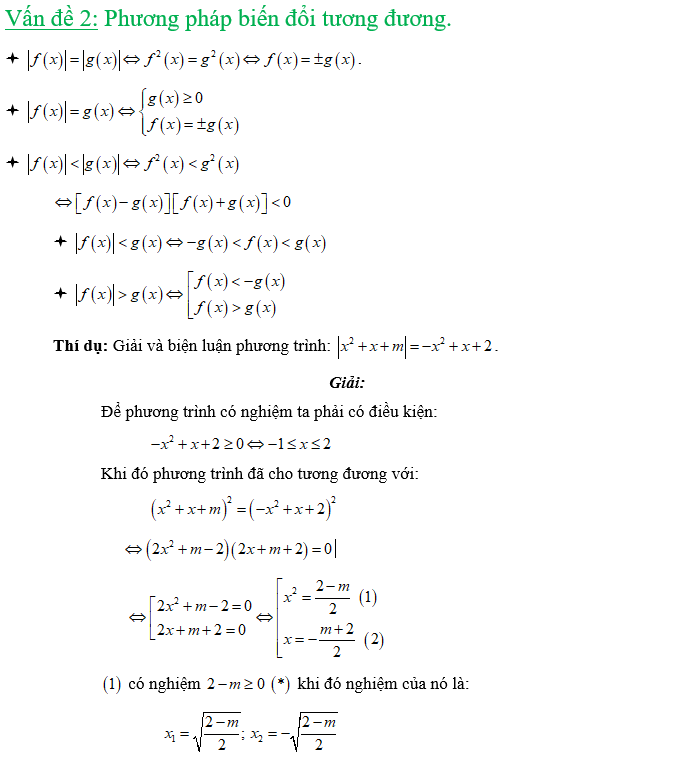 Cách giải bất phương trình chưa dấu giá trị tuyệt đối hay nhất (ảnh 3)
