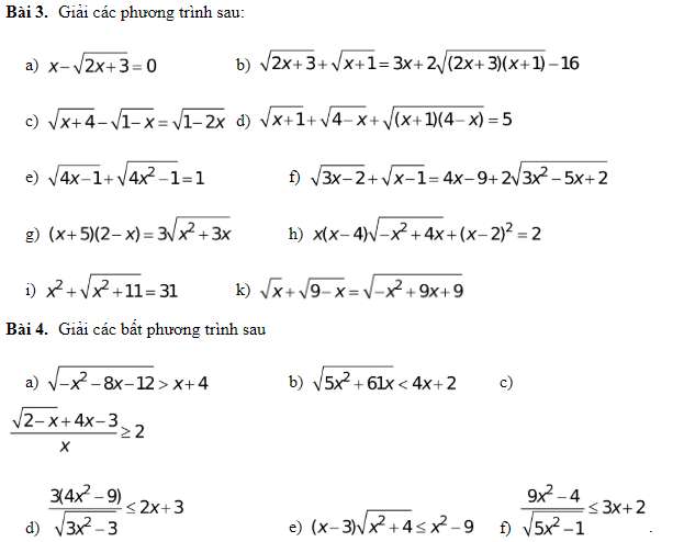 Cách giải bất phương trình lớp 10 hay nhất (ảnh 13)