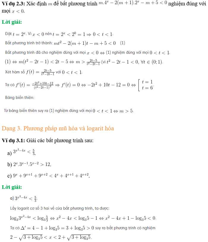 Cách giải bất phương trình lớp 12 hay nhất (ảnh 8)