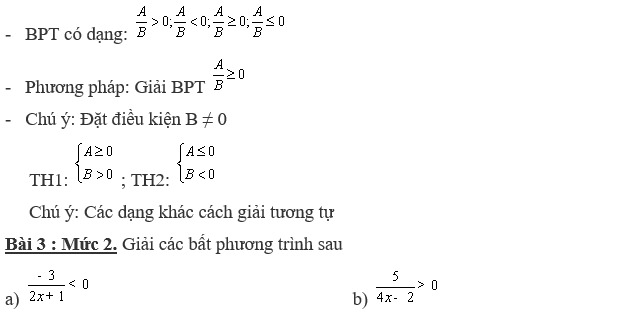 Cách giải bất phương trình lớp 9 hay nhất (ảnh 3)