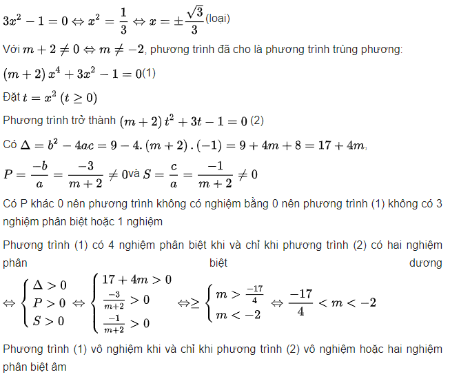 Cách giải phương trình bậc 4