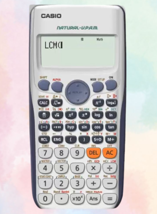 Tìm bội chung nhỏ nhất trên máy tính Casio fx-580VN X