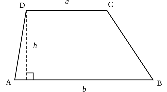 [CHUẨN NHẤT] Cách tính diện tích hình thang vuông?