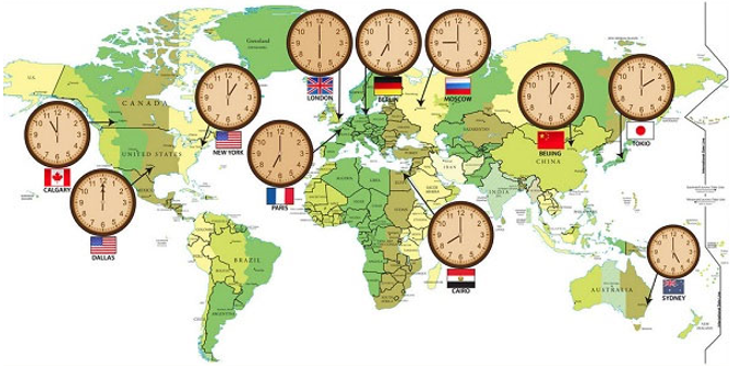 Cách tính múi giờ trên thế giới chính xác nhất (ảnh 2)
