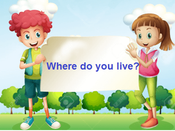 Cách trả lời câu hỏi Where do you live?
